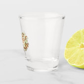 Vaso de shot con rana leopardo ショットグラス (右)