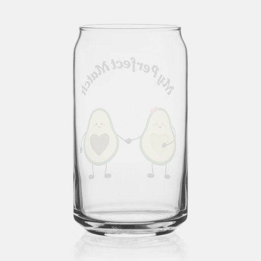 Vaso de vidrio San Valentin ガラス缶 (裏面)