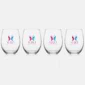 Vaso: Diseño Digital Mara ステムなしワイングラス (正面)