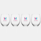 Vaso: Diseño Digital Mara ステムなしワイングラス (裏面)