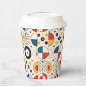 Vaso diseño geométrico 紙コップ (左)