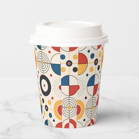 Vaso diseño geométrico 紙コップ (左)