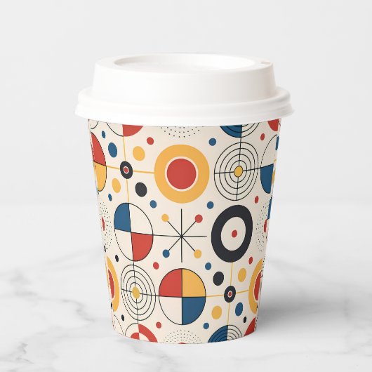 Vaso diseño geométrico 紙コップ (正面)