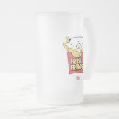 Vaso│Fries and friends フロストグラスビールジョッキ (正面右)