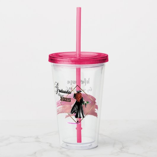 VASO GRADUADA, GRADUACIONES 2025 アクリルタンブラー (正面)