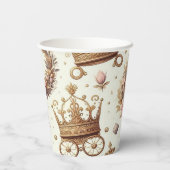 Vaso papel ilustrado Princess  紙コップ (裏面)