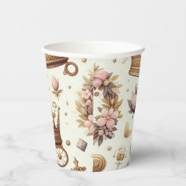 Vaso papel ilustrado Princess  紙コップ