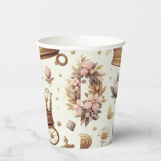 Vaso papel ilustrado Princess  紙コップ