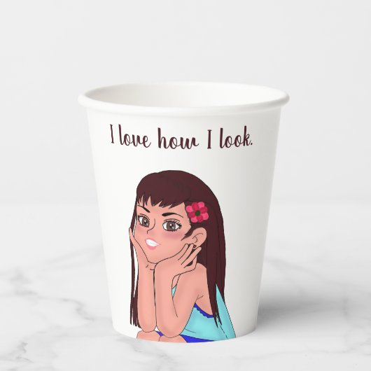 vaso para chicas 紙コップ (正面)