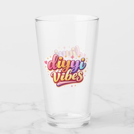 Vaso Shaker de Cristal para Bebidas タンブラーグラス (正面)