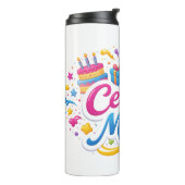 Vaso Térmico con Diseño “Celebra Conmigo” | Ideal  タンブラー (回転左)