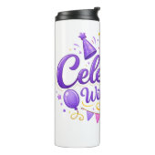 Vaso Térmico con Diseño “Celebrate With Me” | Idea タンブラー (回転左)