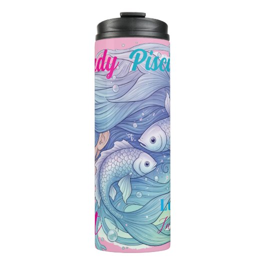 Vaso térmico Lady Piscis – Sensibilidad y estilo タンブラー (正面)