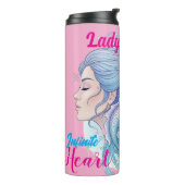 Vaso térmico Lady Piscis – Sensibilidad y estilo タンブラー (回転左)