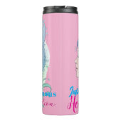 Vaso térmico Lady Piscis – Sensibilidad y estilo タンブラー (裏面)