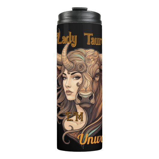Vaso térmico Lady Tauro – Fuerza zodiacal  タンブラー (正面)
