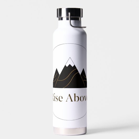Vaso Térmico Premium ‘Rise Above’ – Minimalista ウォーターボトル (左面)