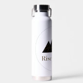 Vaso Térmico Premium ‘Rise Above’ – Minimalista ウォーターボトル (正面)