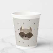 Vasos De Papel Baby Shower, Animales del Bosque 紙コップ (正面)