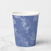 Vasos de papel efecto marmolado azul 紙コップ (裏面)