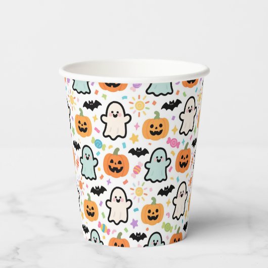 >Vasos de papel Happy Halloween 紙コップ (裏面)
