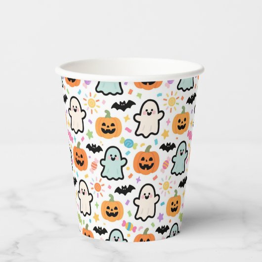 >Vasos de papel Happy Halloween 紙コップ (正面)