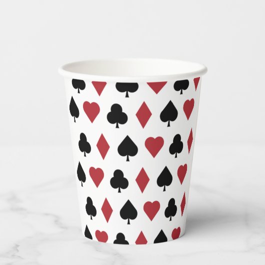 Vasos de papel naipes 紙コップ (裏面)