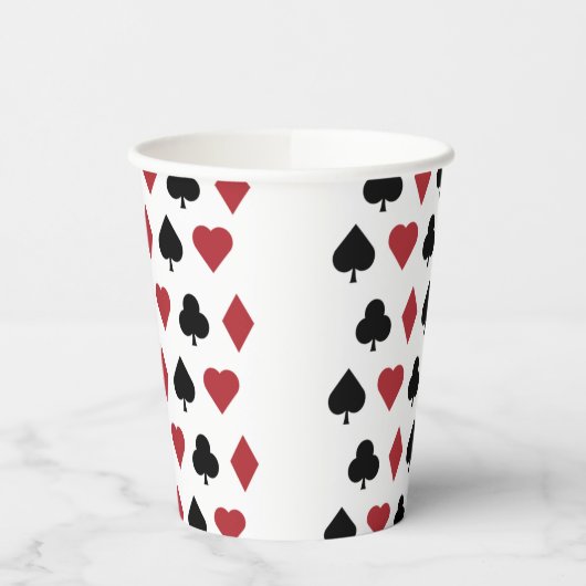 Vasos de papel naipes 紙コップ (左)