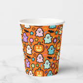 >Vasos de papel Sweet Halloween 紙コップ (裏面)
