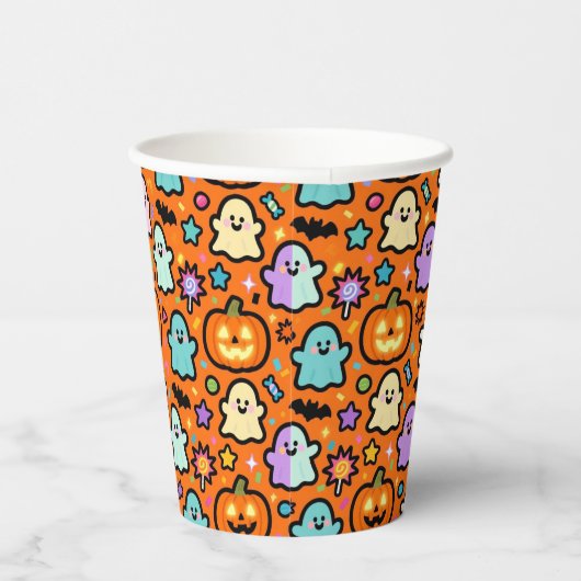 >Vasos de papel Sweet Halloween 紙コップ (右)