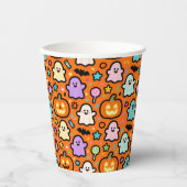 >Vasos de papel Sweet Halloween 紙コップ (正面)