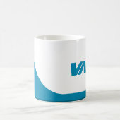 VASPヴィンテージ色のロゴ コーヒーマグカップ (中央)