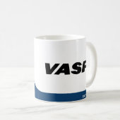 VASP 737-200ヴィンテージ コーヒーマグカップ (正面右)