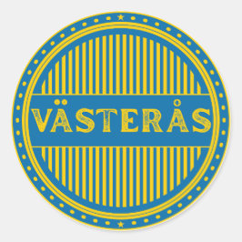 Västerås City Pride Emblem – Swedish Identity ラウンドシール