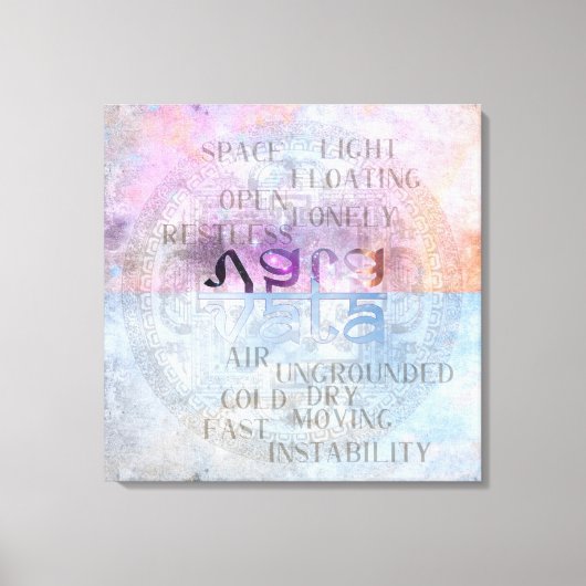 VATA DOSHA -キャンバスプリント キャンバスプリント (正面)