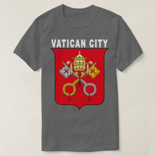 Vatican City Catholic Holy See  Tシャツ (デザイン正面)