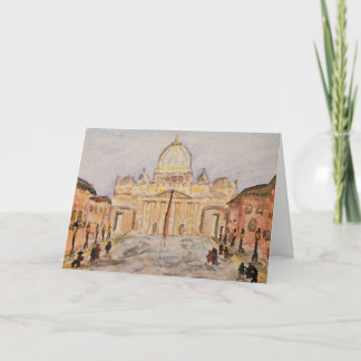 Vatican Greeting Card カード