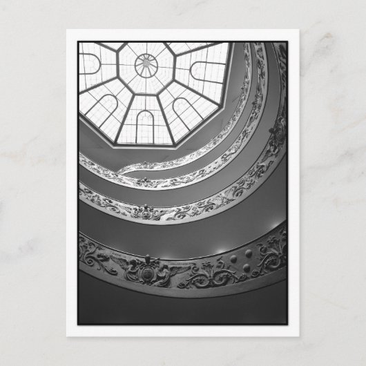 Vatican Museum Spiral Staircase Postcard ポストカード (正面)