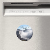 Vatnajokull NPのデティフォス滝 – アイスランド マグネット (インサイチュ (食洗機))