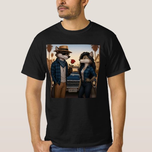 Vato Lobo "バレンタインズ" Tシャツ (正面)