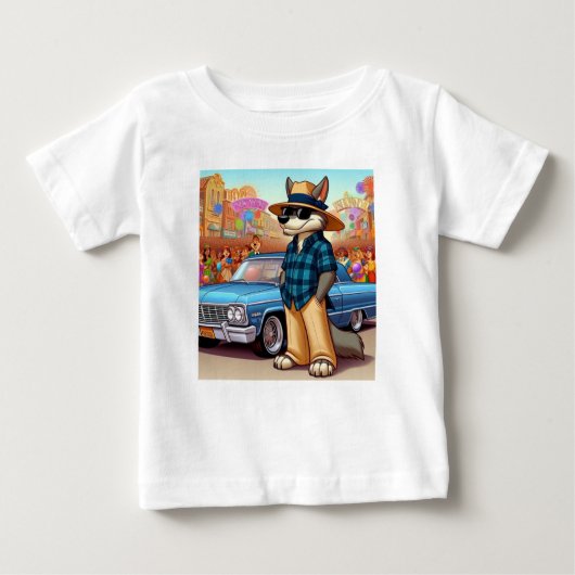 Vato Lobo "New Year" ベビーTシャツ (正面)