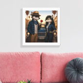 Vato Lobo "Valentines" キャンバスプリント (インサイチュ (リビング))