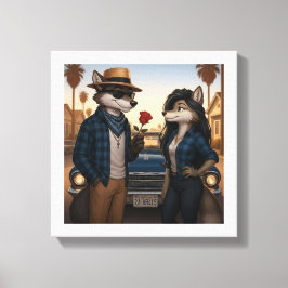 Vato Lobo "Valentines"  キャンバスプリント