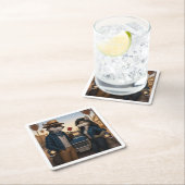 Vato Lobo "Valentines" スクエアペーパーコースター (インサイチュ)