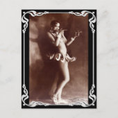 Vaudvilleのヴィンテージのバナナの郵便はがき ポストカード (正面)