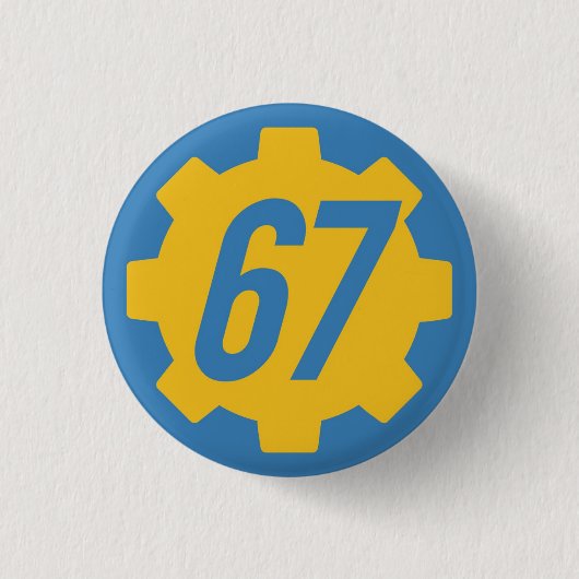 Vault 67の一般発行（バリアント） 缶バッジ (正面)