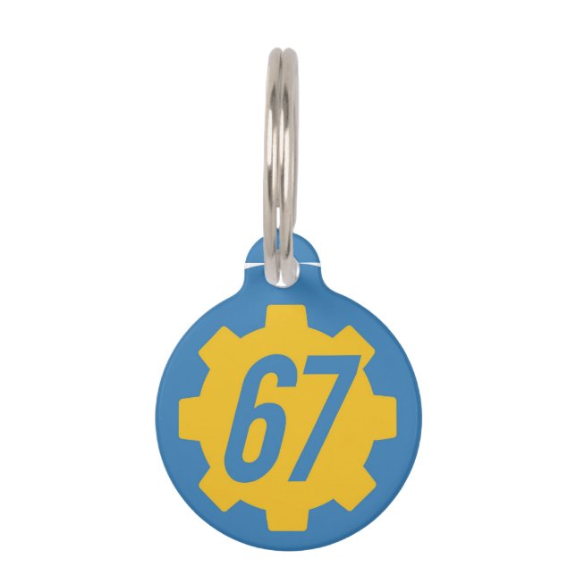 Vault 67の一般発行 ペット　ネームタグ (正面)