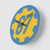 Vault 67の一般発行 ラウンド壁時計 (傾斜)