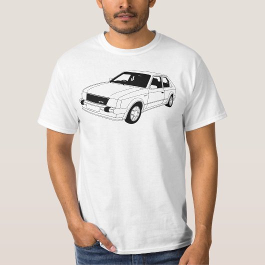 Vauxhall Astra GTE MK1のTシャツ Tシャツ (正面)