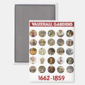 Vauxhall Gardens Magnet マグネット (正面/裏面)